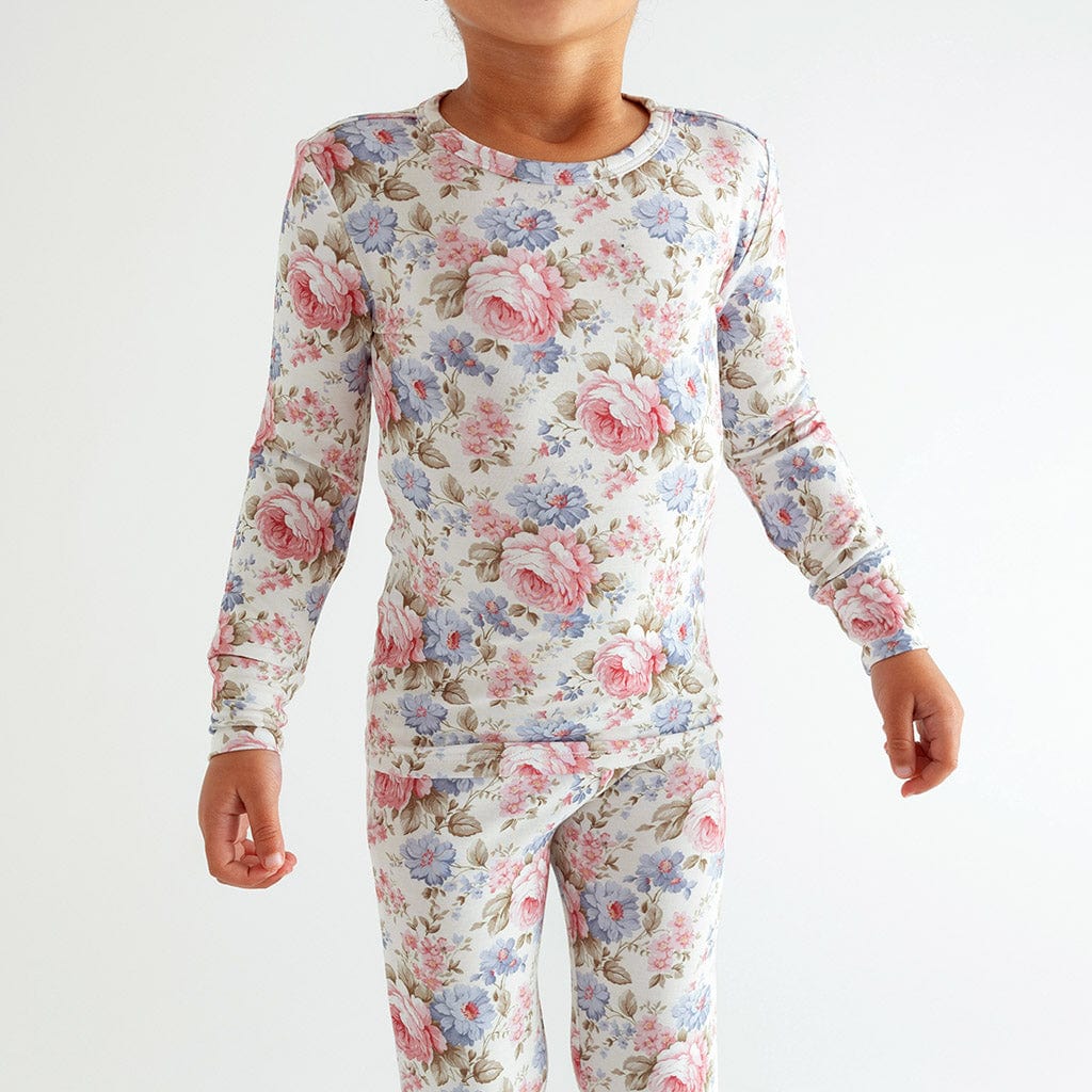 Bamboo Long Sleeve Pajama Set - Etta (Floral) - Image 2