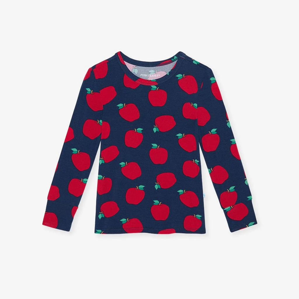 Bamboo Long Sleeve Pajama Set - Lilian (Apple) - Image 5