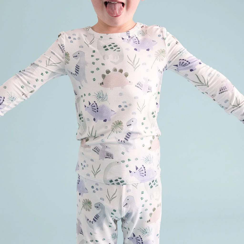 Bamboo Long Sleeve Pajama Set - Milo (Dinosaurs) - Image 2