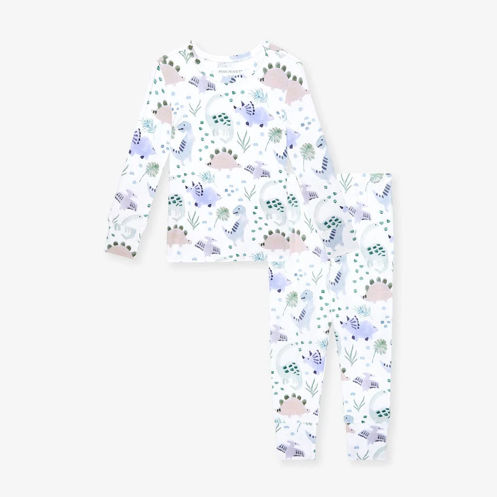 Bamboo Long Sleeve Pajama Set - Milo (Dinosaurs) - Image 3