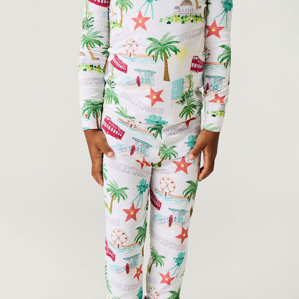 Bamboo Long Sleeve Pajama Set - Posh Los Angeles - Image 2