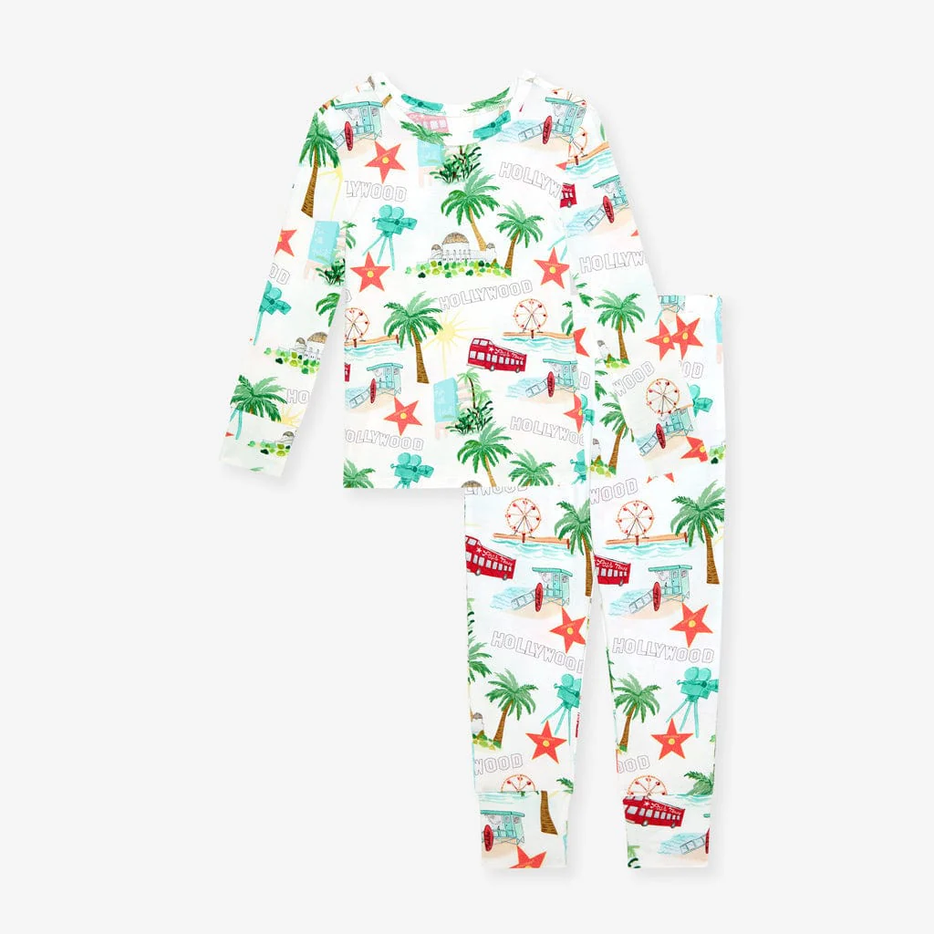 Bamboo Long Sleeve Pajama Set - Posh Los Angeles - Image 6