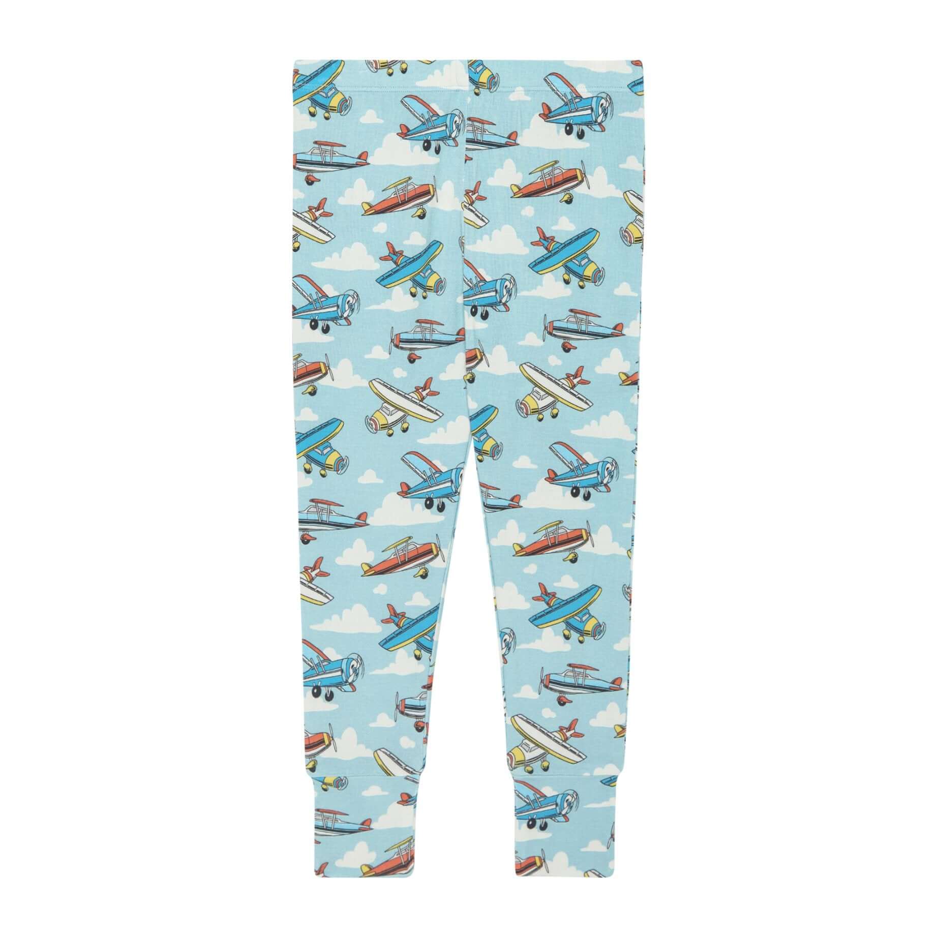 Bamboo Long Sleeve Pajama Set - Posh Planes - Image 5