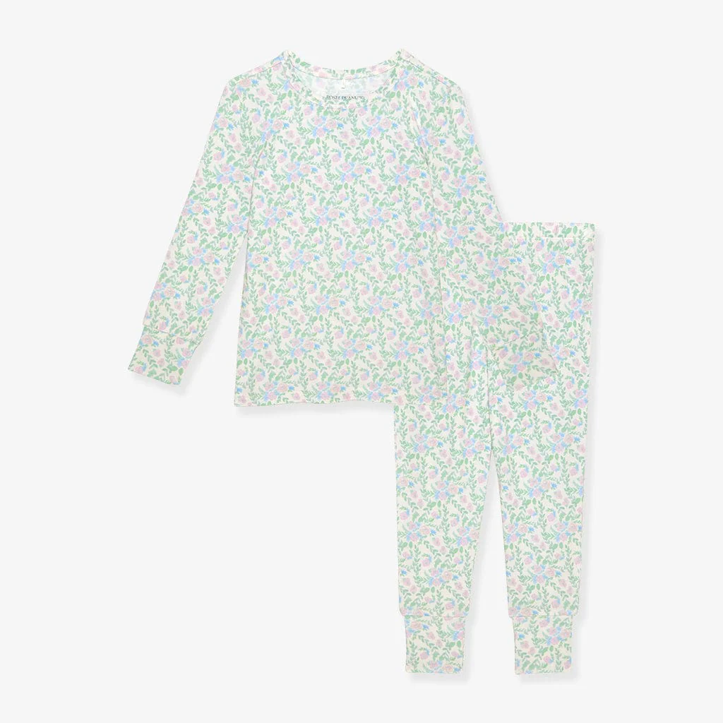 Bamboo Long Sleeve Pajama Set - Prairie Floral - Image 3