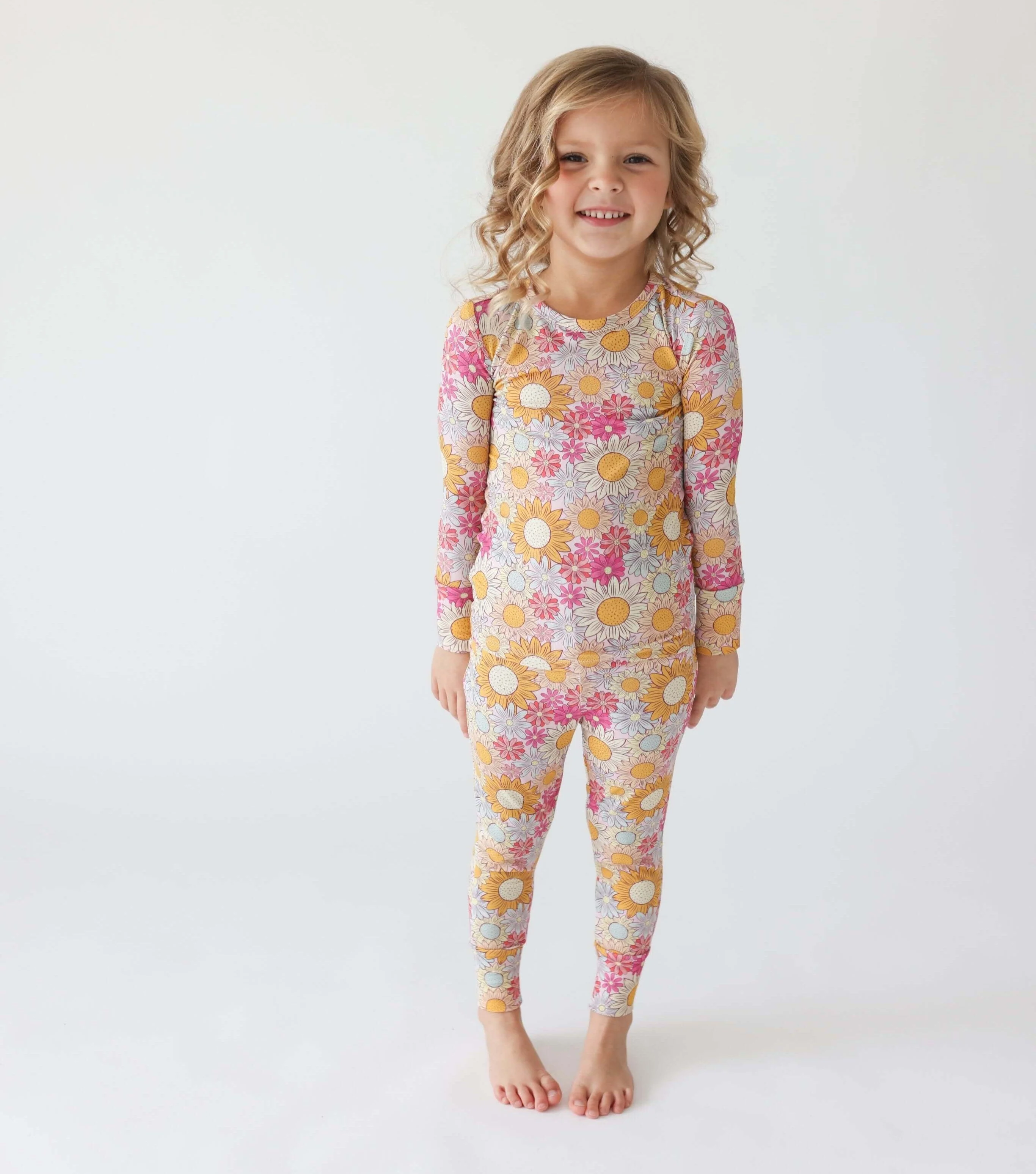 Bamboo Long Sleeve Pajama Set - Rosalinda (Floral) - Image 2