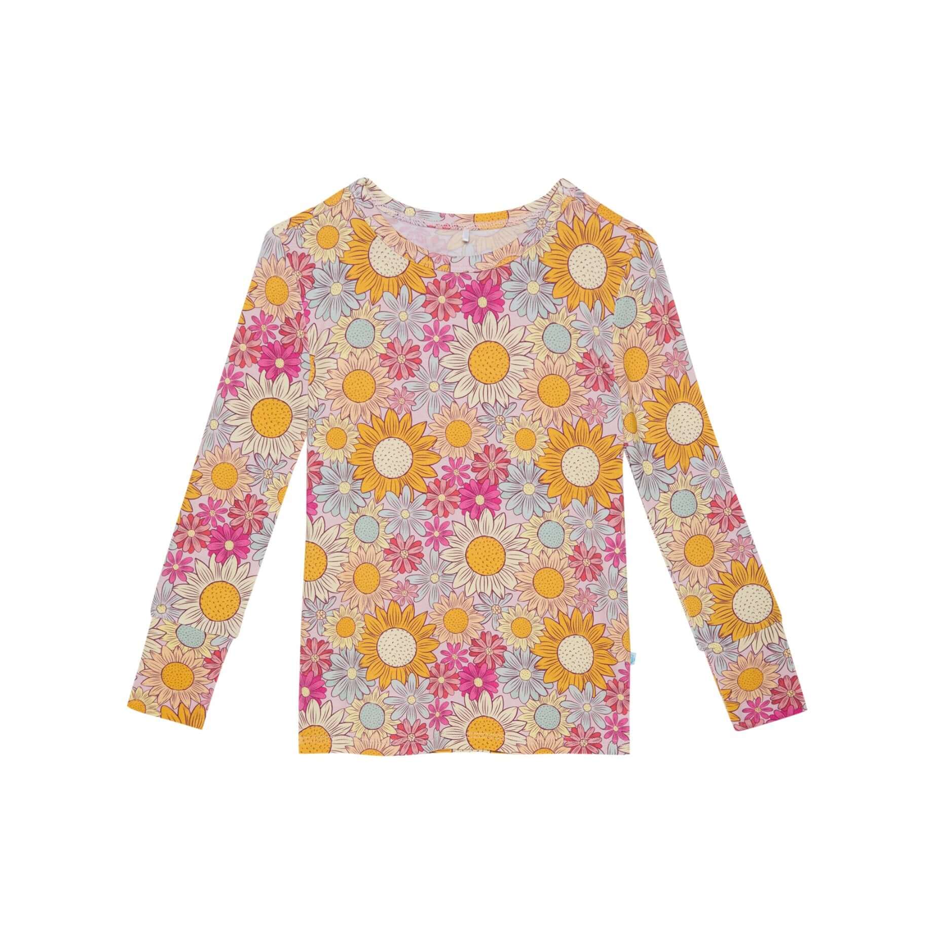 Bamboo Long Sleeve Pajama Set - Rosalinda (Floral) - Image 3