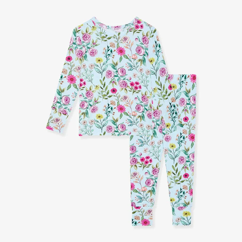 Bamboo Long Sleeve Pajama Set - Tasha (Floral) - Image 3