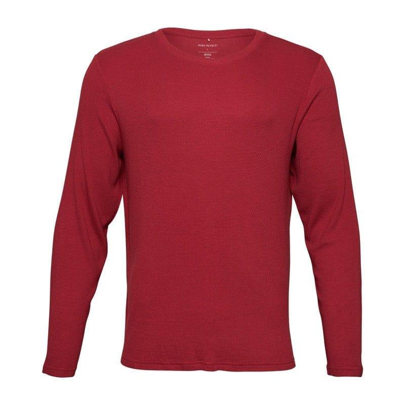 Men's Bamboo Long Sleeve Pajama Set - Holiday Fair Isle (Deer) - Image 3