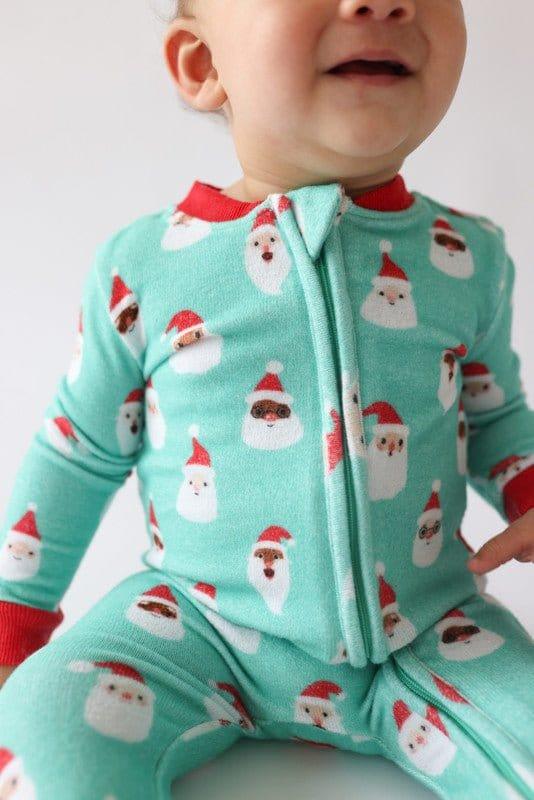 Pacci Footie with Zipper - Santa Medley - Image 3
