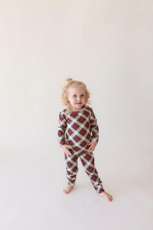 Pacci Long Sleeve Pajama Set - Marqui (Plaid) - Image 2