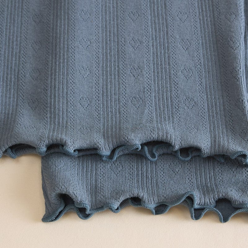 Bamboo Pointelle Lounge Pants - Slate - Image 6