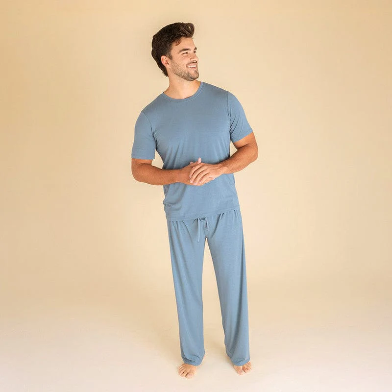 Bamboo Relaxed Lounge Pants - Slate - Image 2
