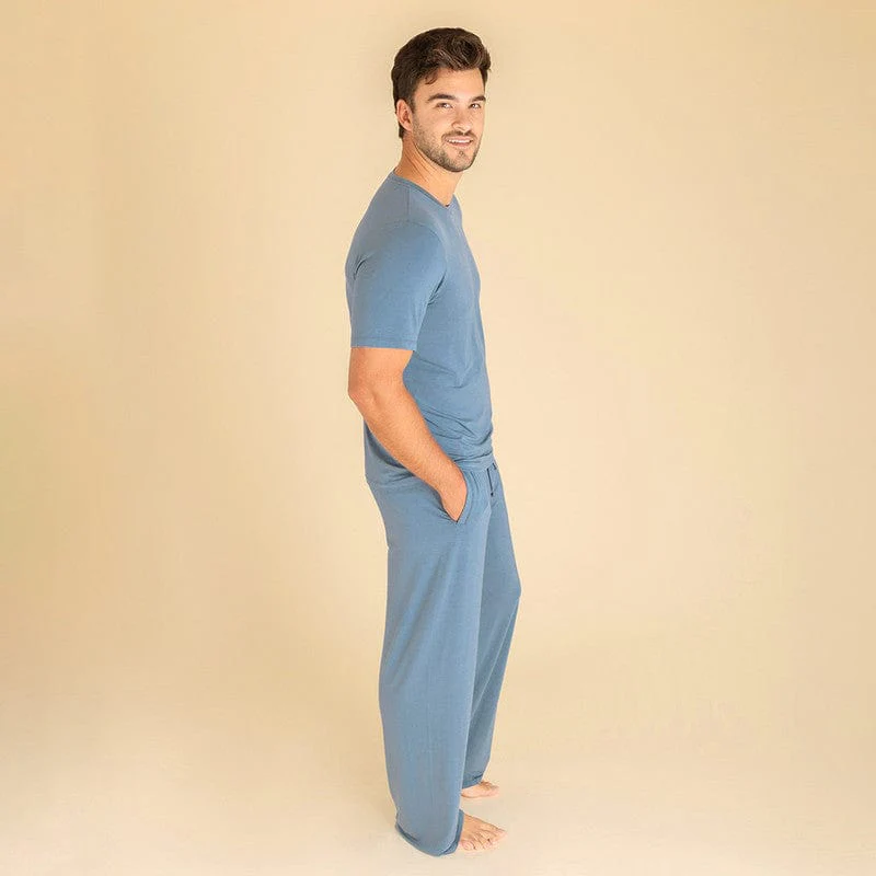 Bamboo Relaxed Lounge Pants - Slate - Image 3