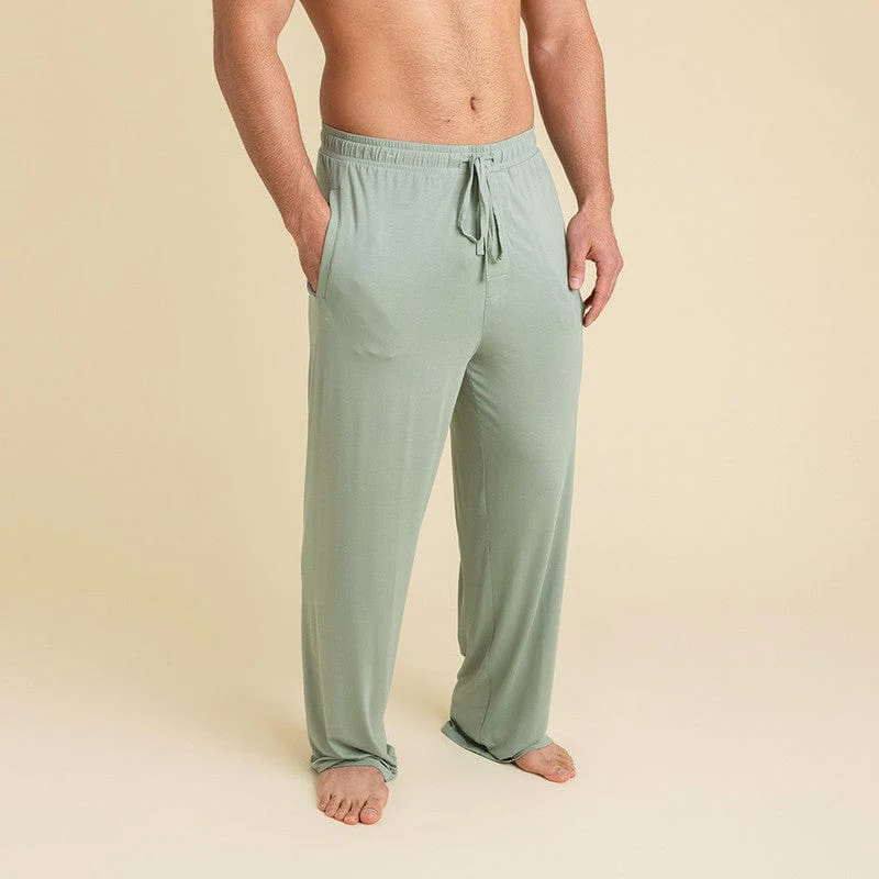 Bamboo Relaxed Lounge Pants - Soft Jade - Image 3