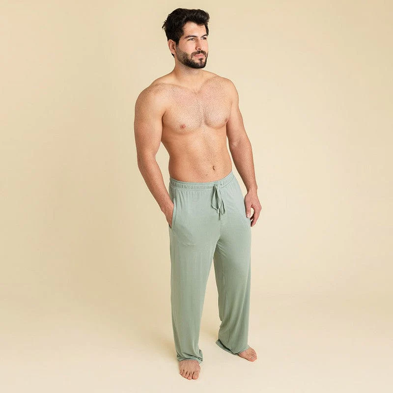 Bamboo Relaxed Lounge Pants - Soft Jade - Image 4