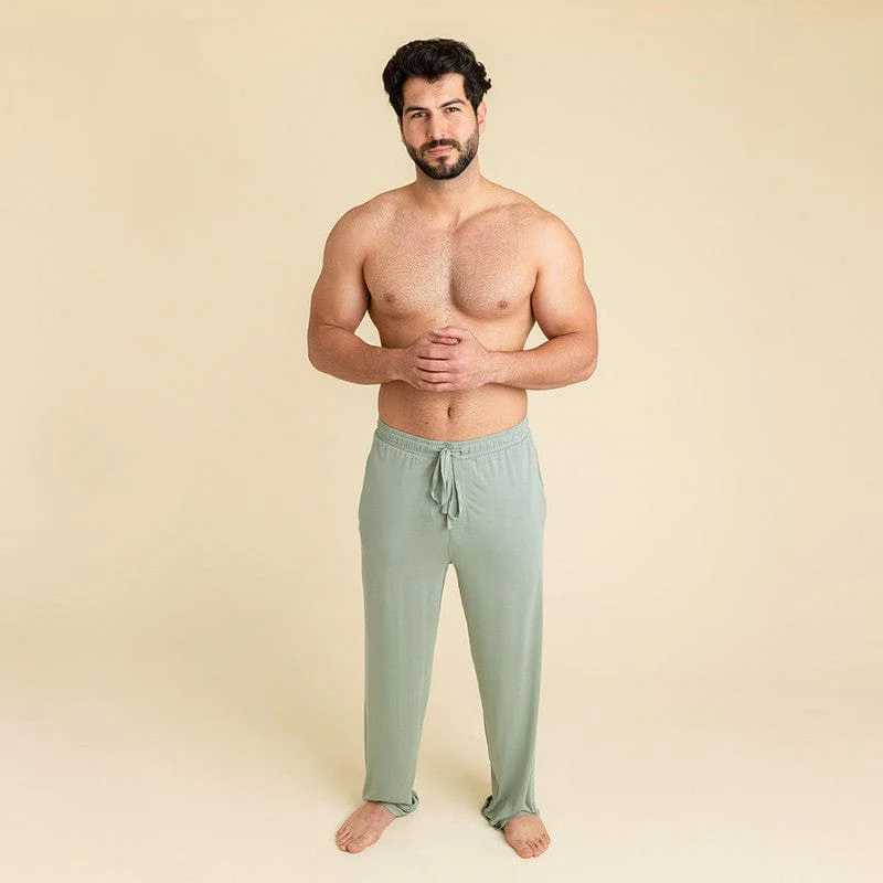 Bamboo Relaxed Lounge Pants - Soft Jade - Image 5