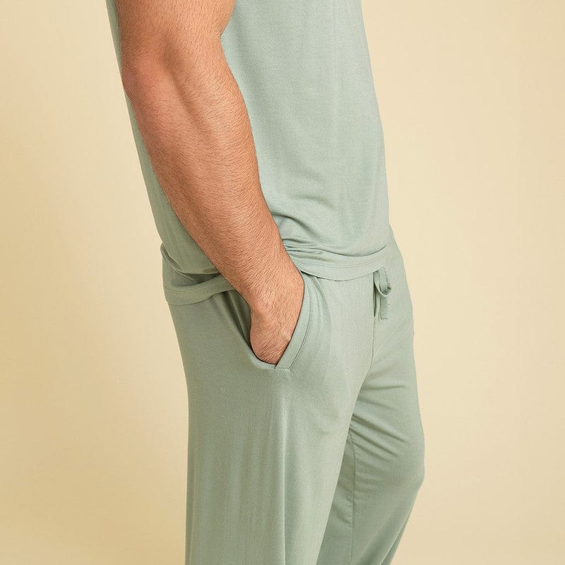 Bamboo Relaxed Lounge Pants - Soft Jade - Image 6