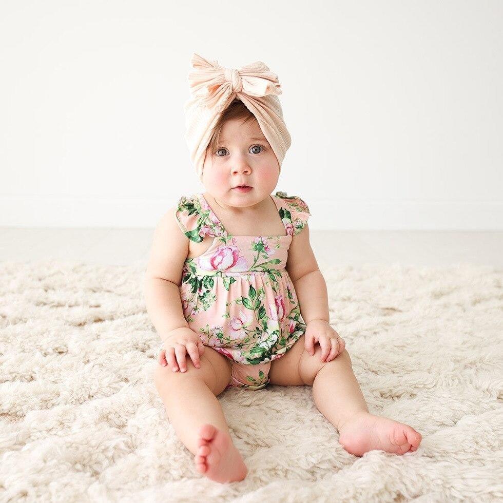 Bamboo Ruffled Capsleeve Bubble Romper - Renia (Floral) - Image 2