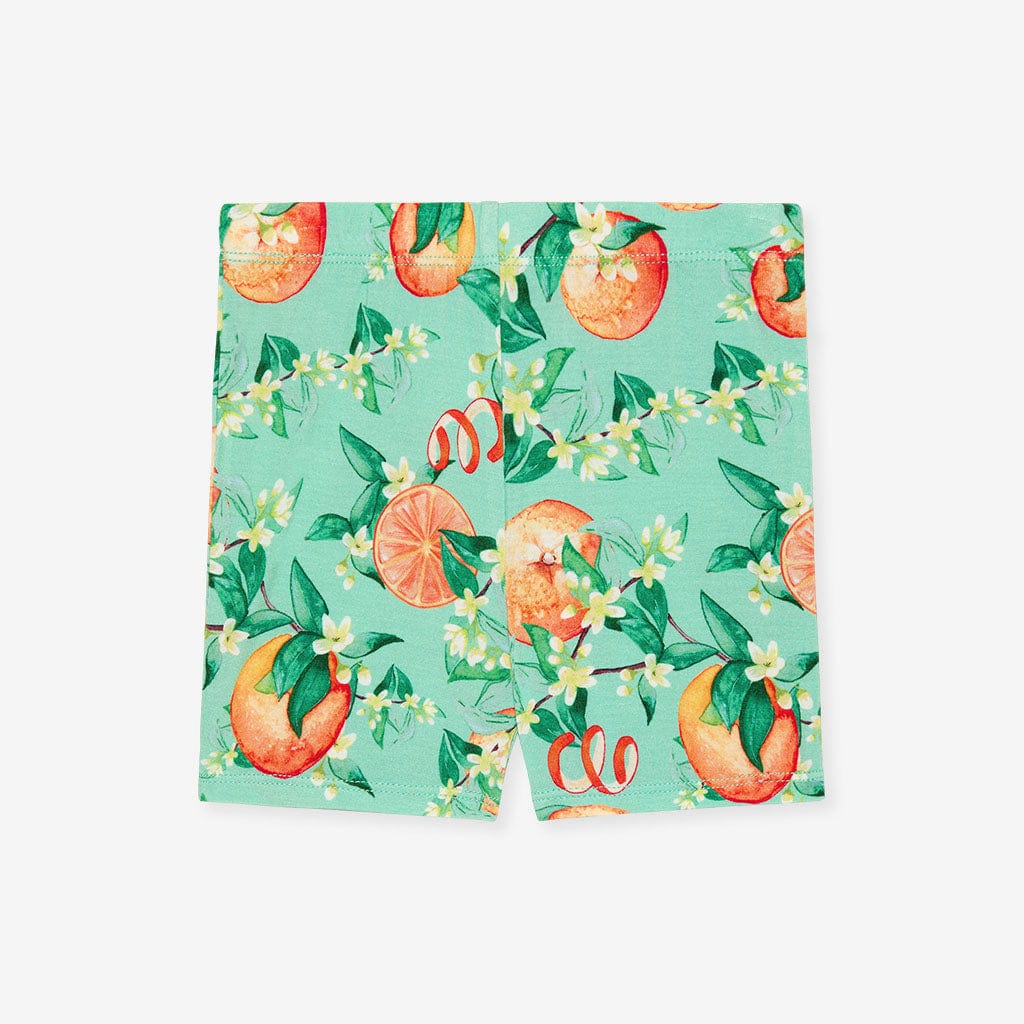 Bamboo Short Sleeve Pajama Set with Shorts - Arancia (Citrus) - Image 3