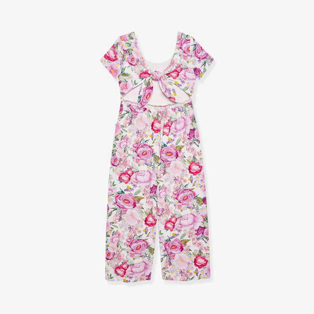 Bamboo Tie-Back Jumpsuit - Elly (Floral) - Image 2