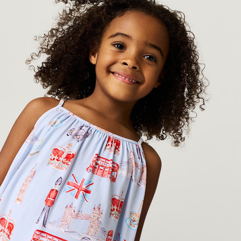 Bamboo Spaghetti Strap Top & Ruffled Shorts Outfit Set - Posh London - Image 4
