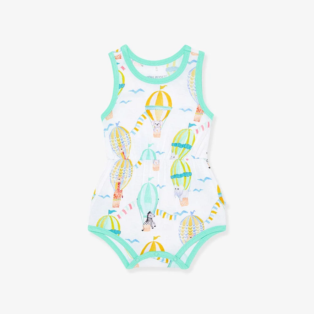 Bamboo Varsity Bubble Romper - Balloon Wonder - Image 3