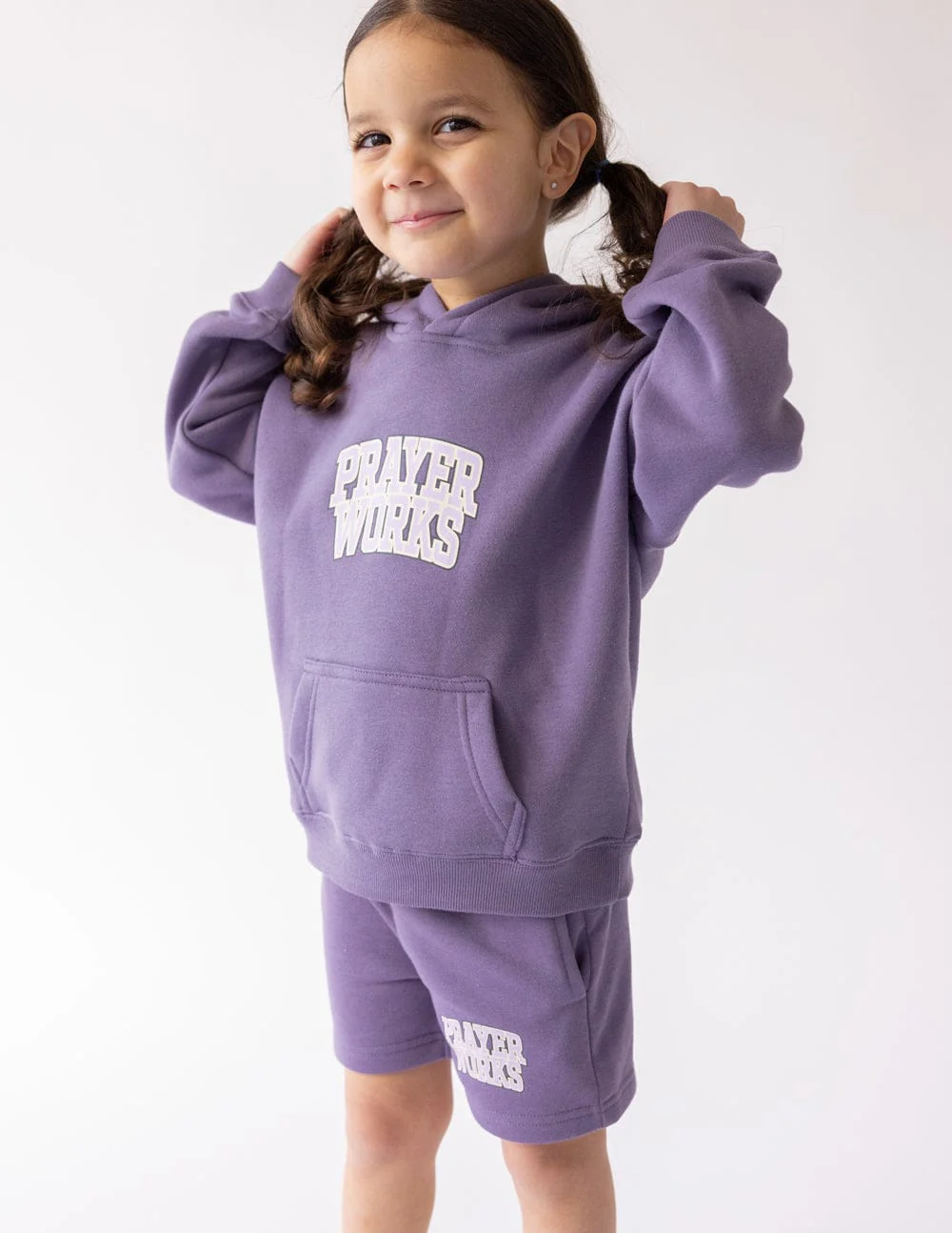 Prayer Works Kids Hoodie - Image 3