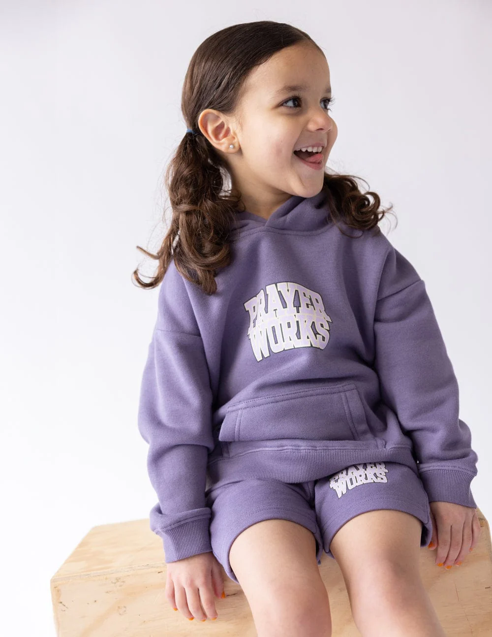 Prayer Works Kids Hoodie - Image 4