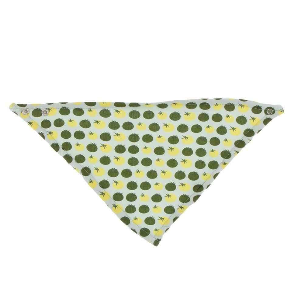 Print Bamboo Bandana Bib - Aloe Tomatoes, One Size - Image 3