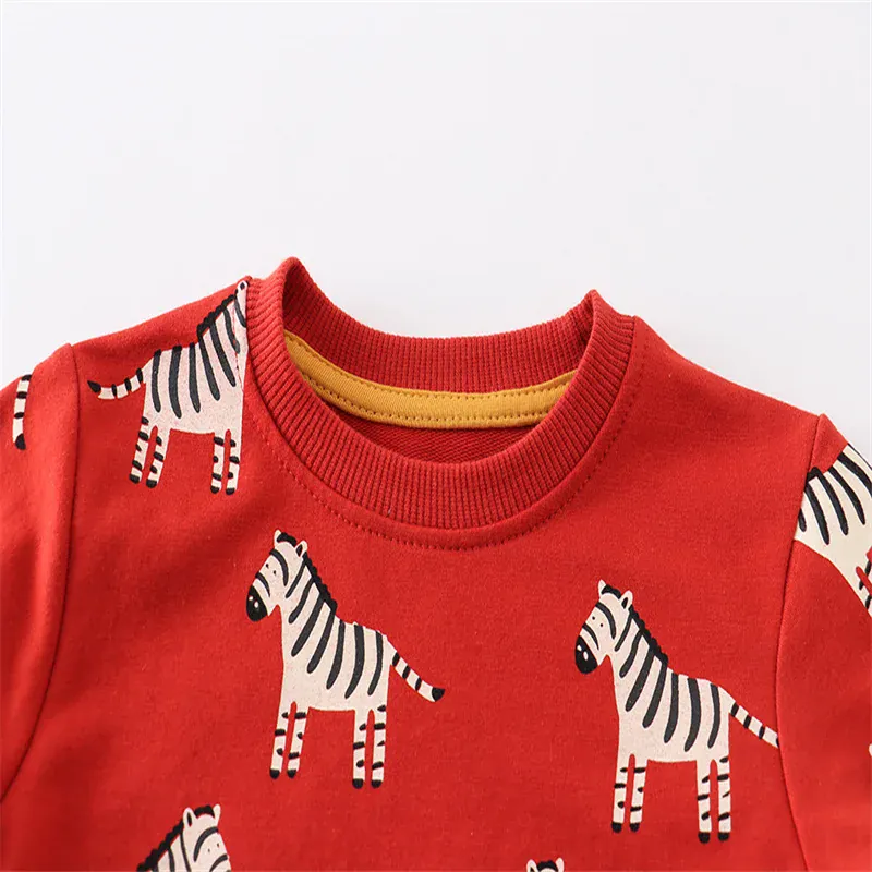 Printed Long Sleeve Sweater - Image 4