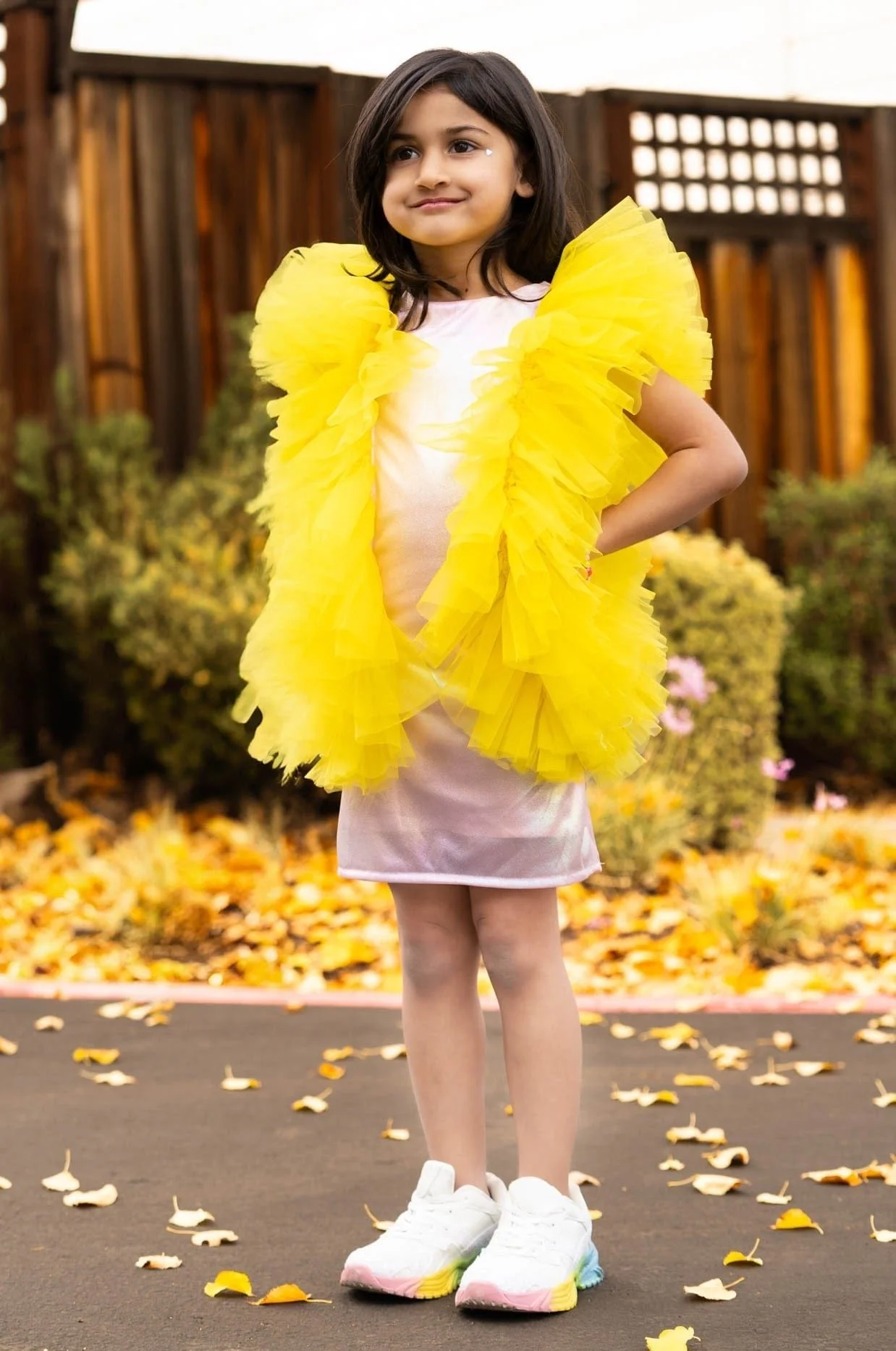 Radiant Yellow Fairy Wings Dress - Image 6