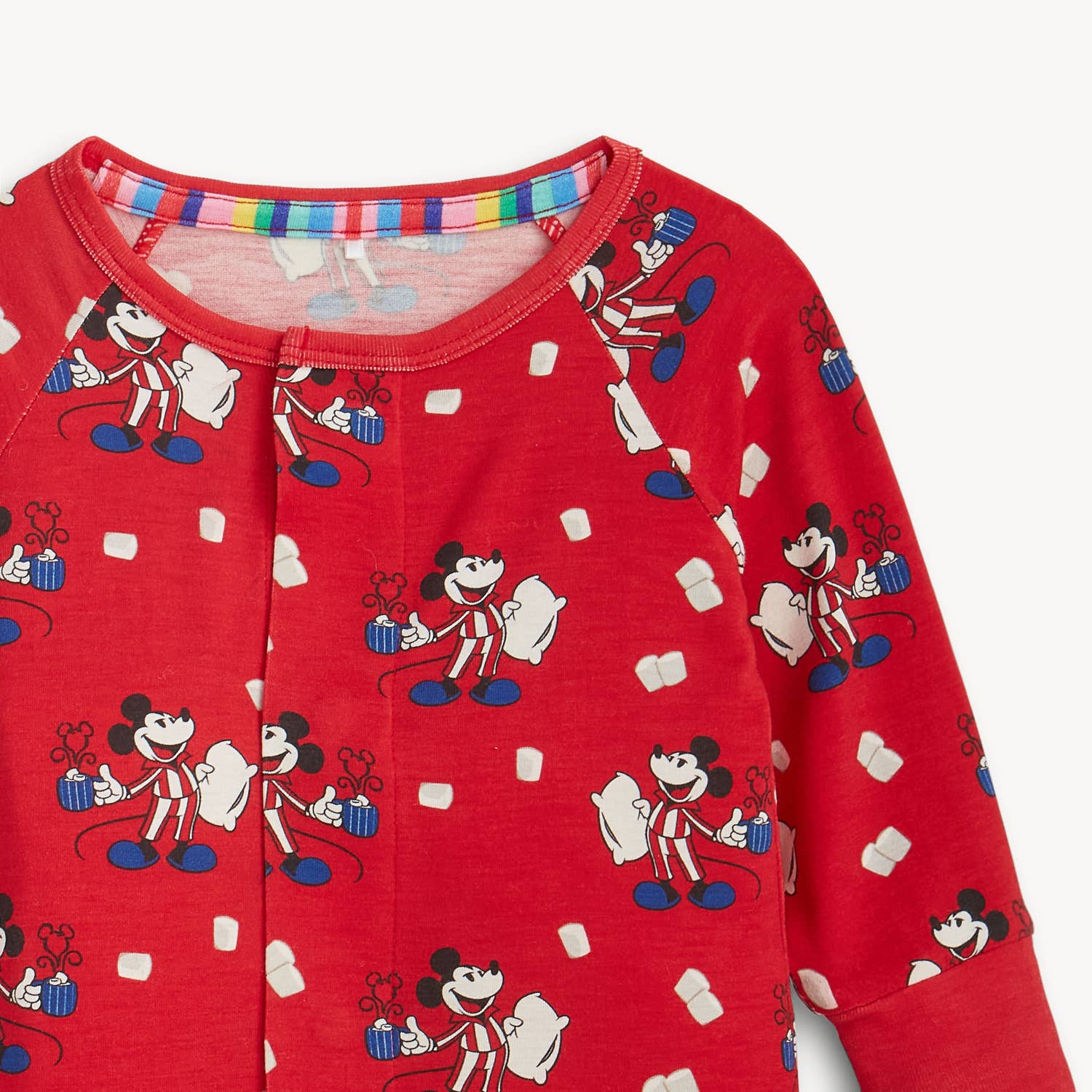 Magnetic Convertible Footie Romper - Disney Red Cocoa Club - Image 2