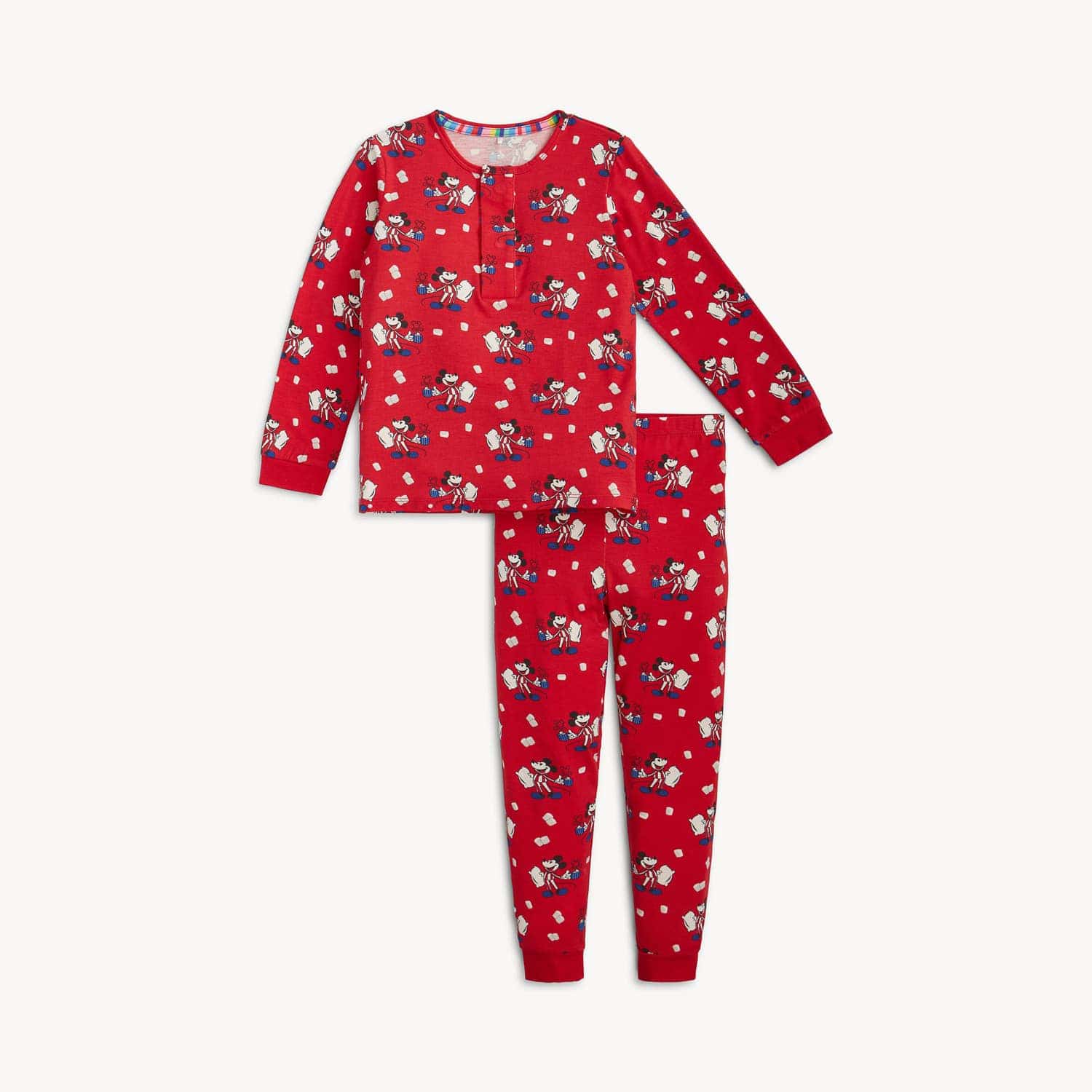 Magnetic Long Sleeve Pajama Set - Disney Red Cocoa Club