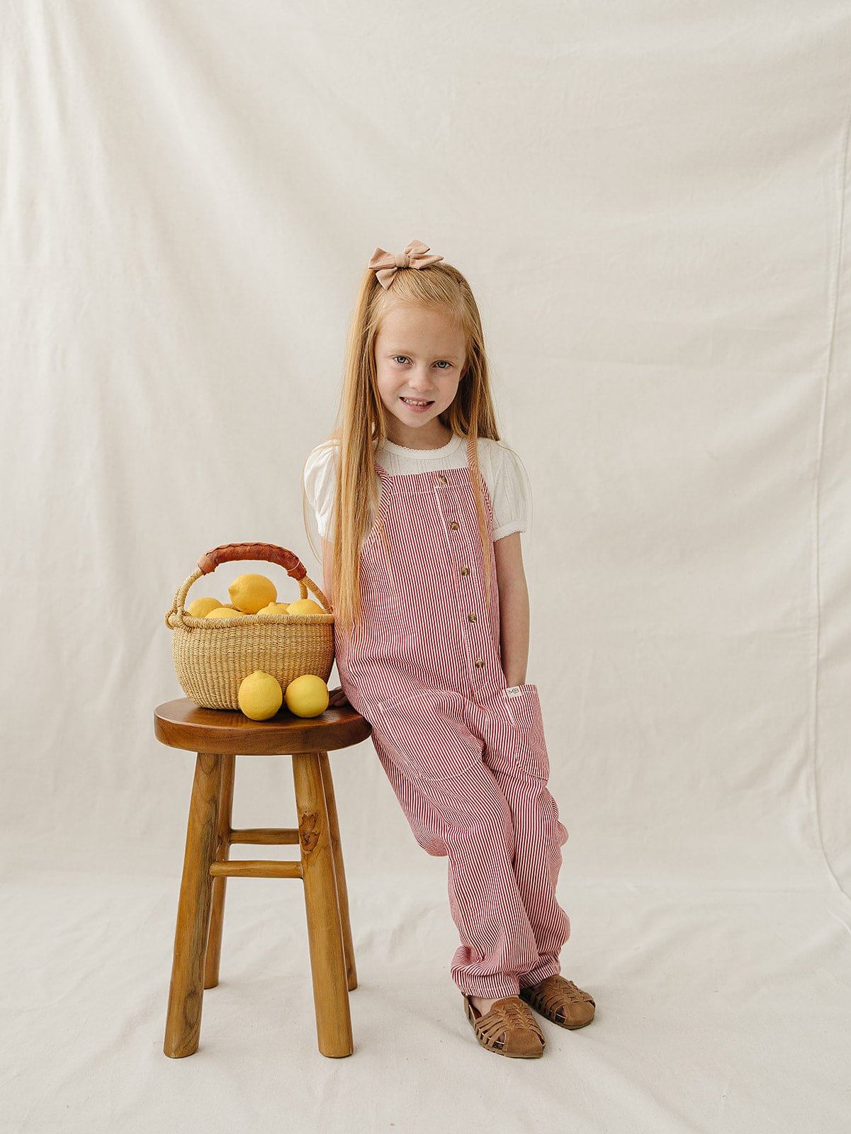 Red Stripe Overalls - Image 3