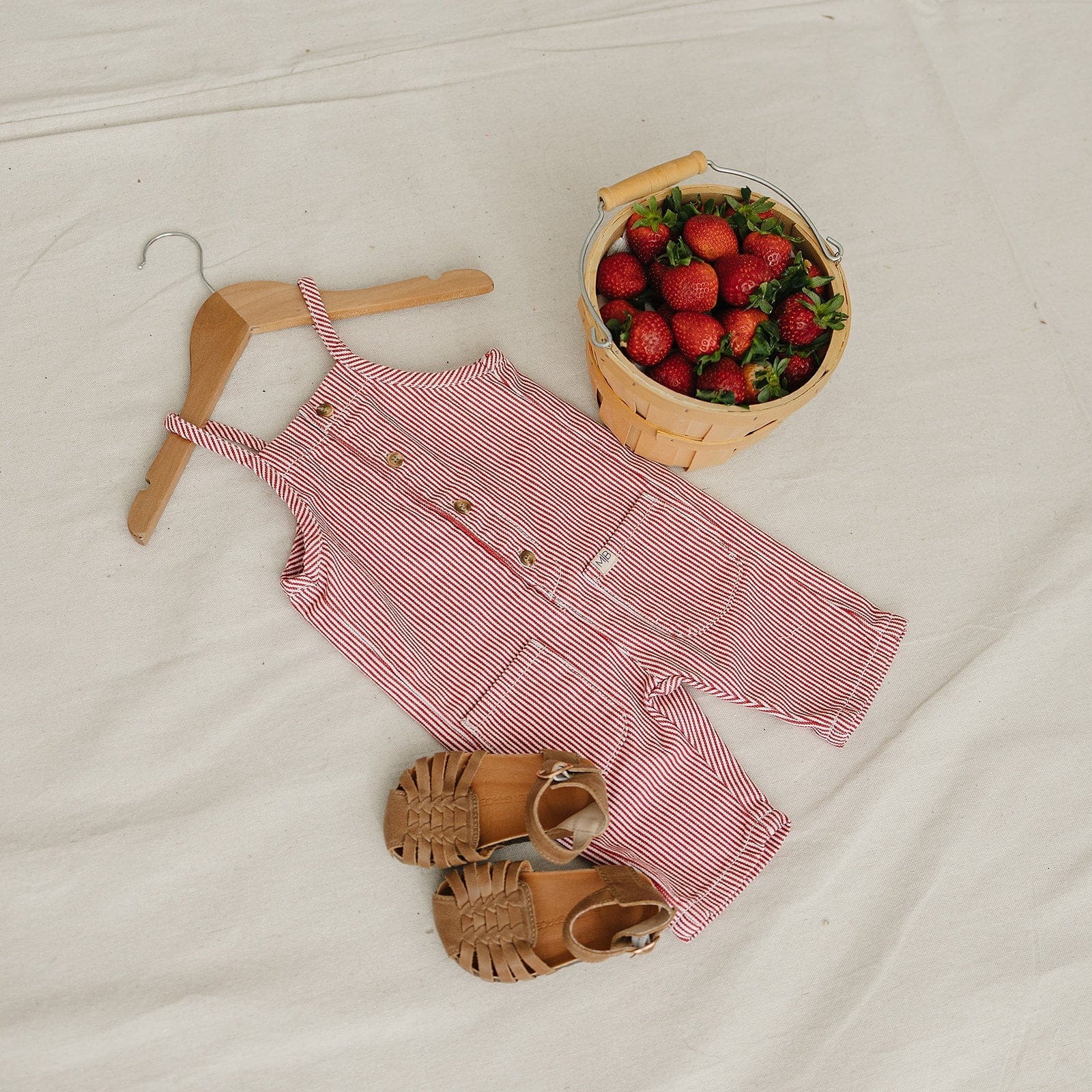 Red Stripe Overalls - Image 7