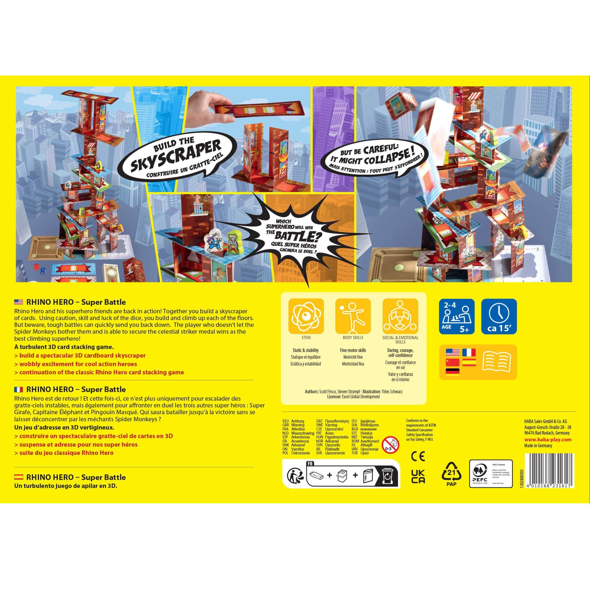 Rhino Hero - Super Battle Stacking Game - Image 10