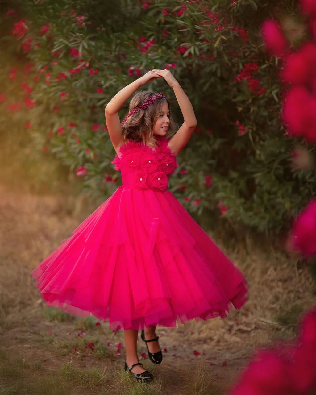 Rosy Enchantment Fairy Dress - Image 3