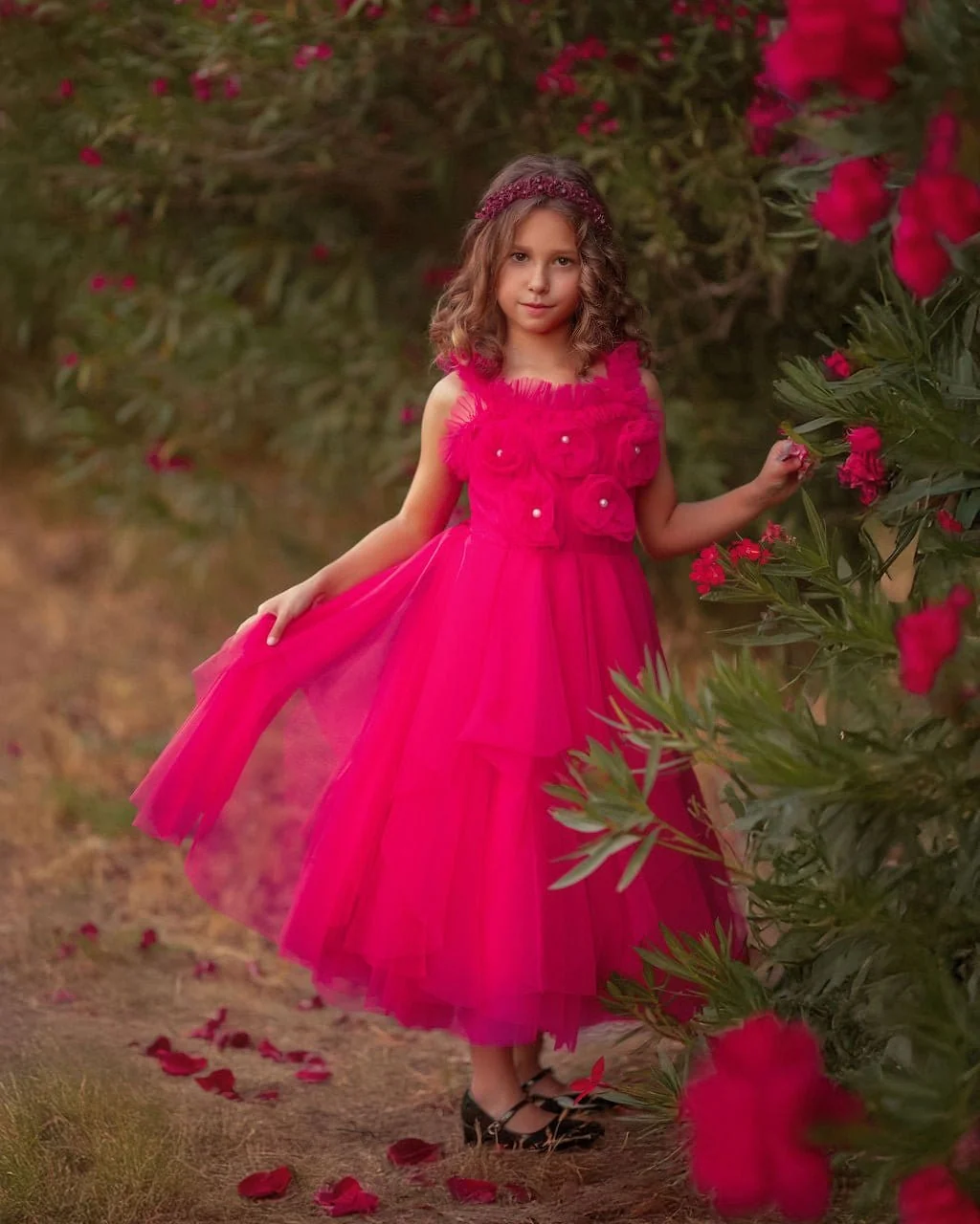 Rosy Enchantment Fairy Dress - Image 5