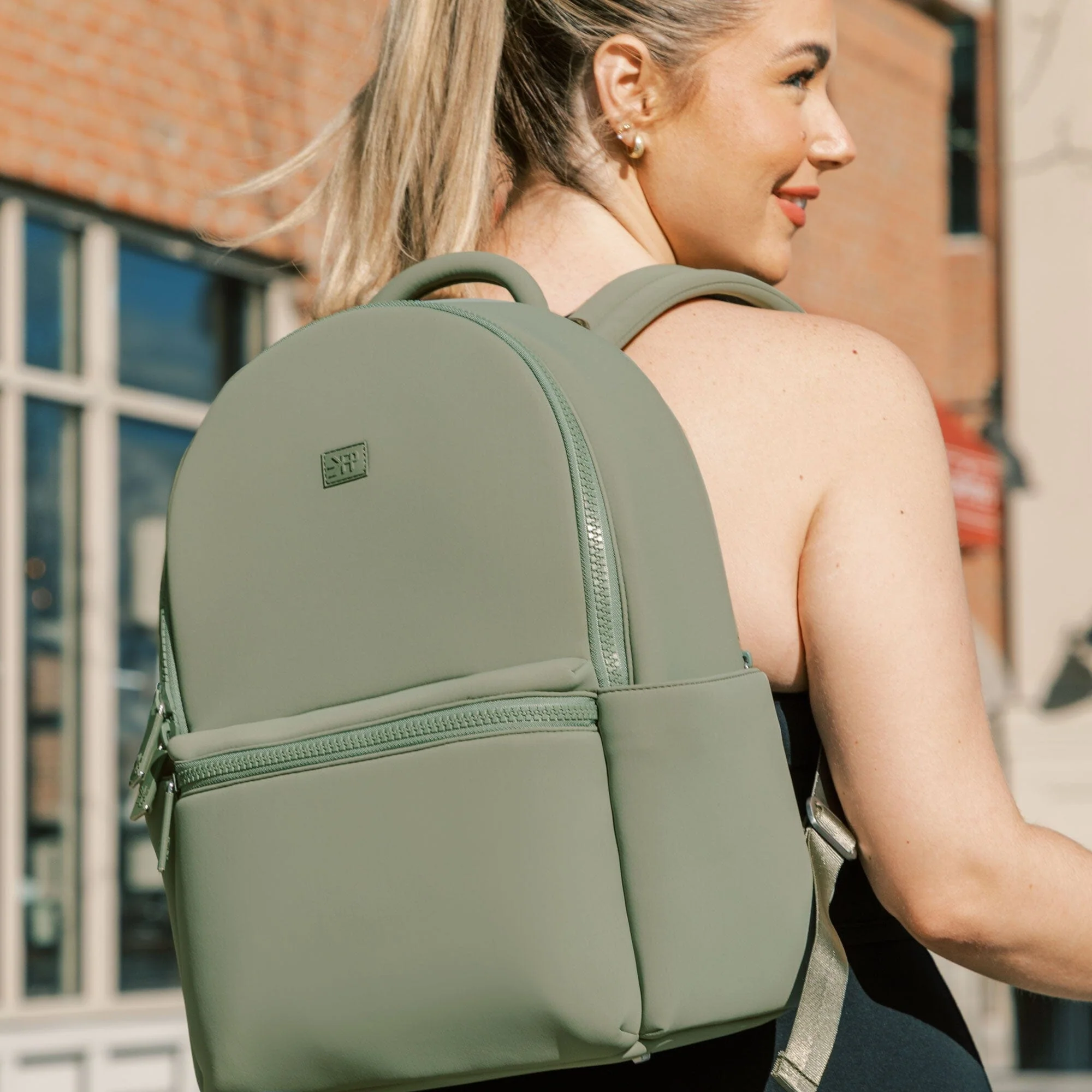 Sage Seoul Neoprene City Backpack - Image 2