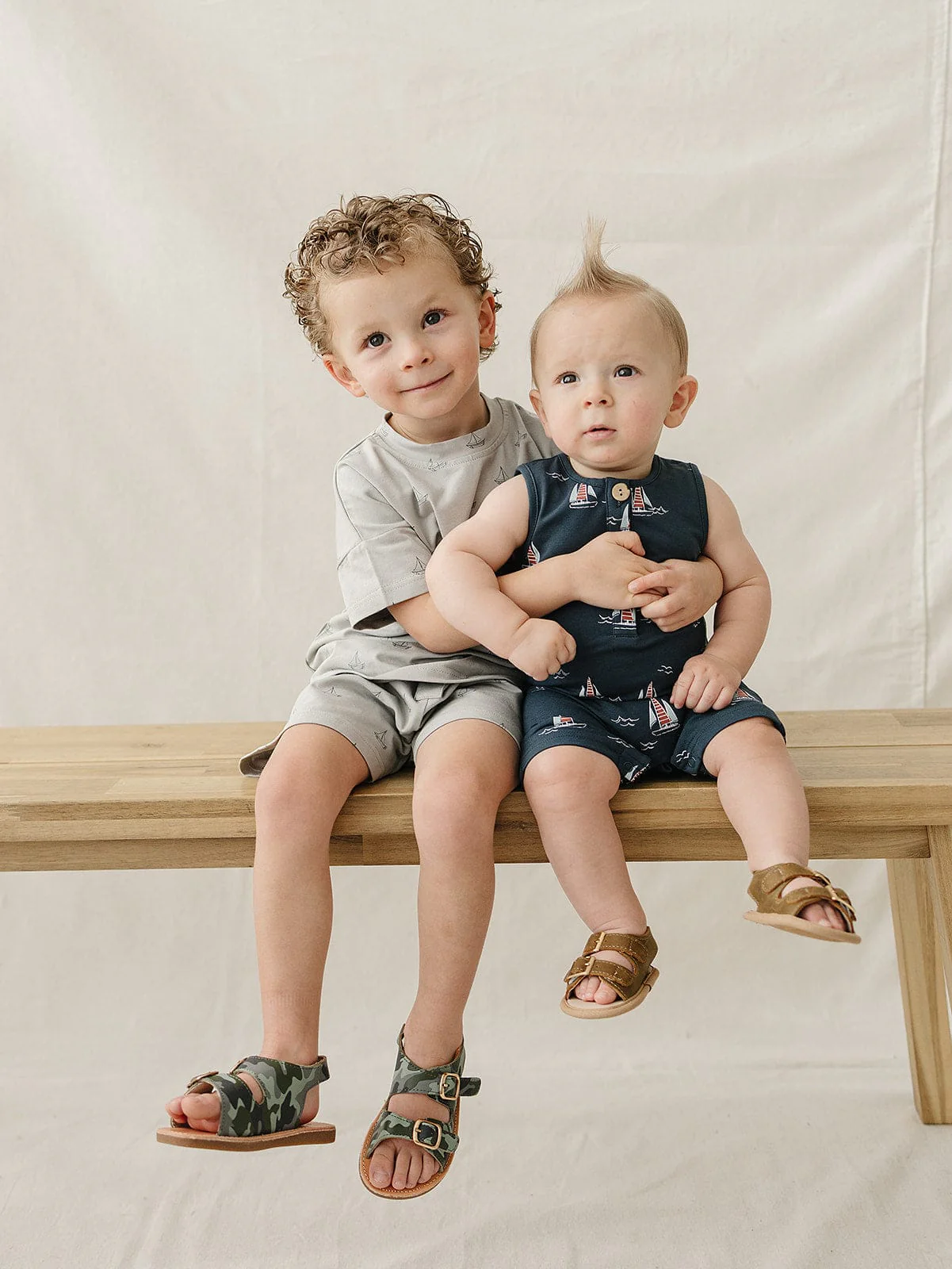 Sailboat Short Romper - Image 3