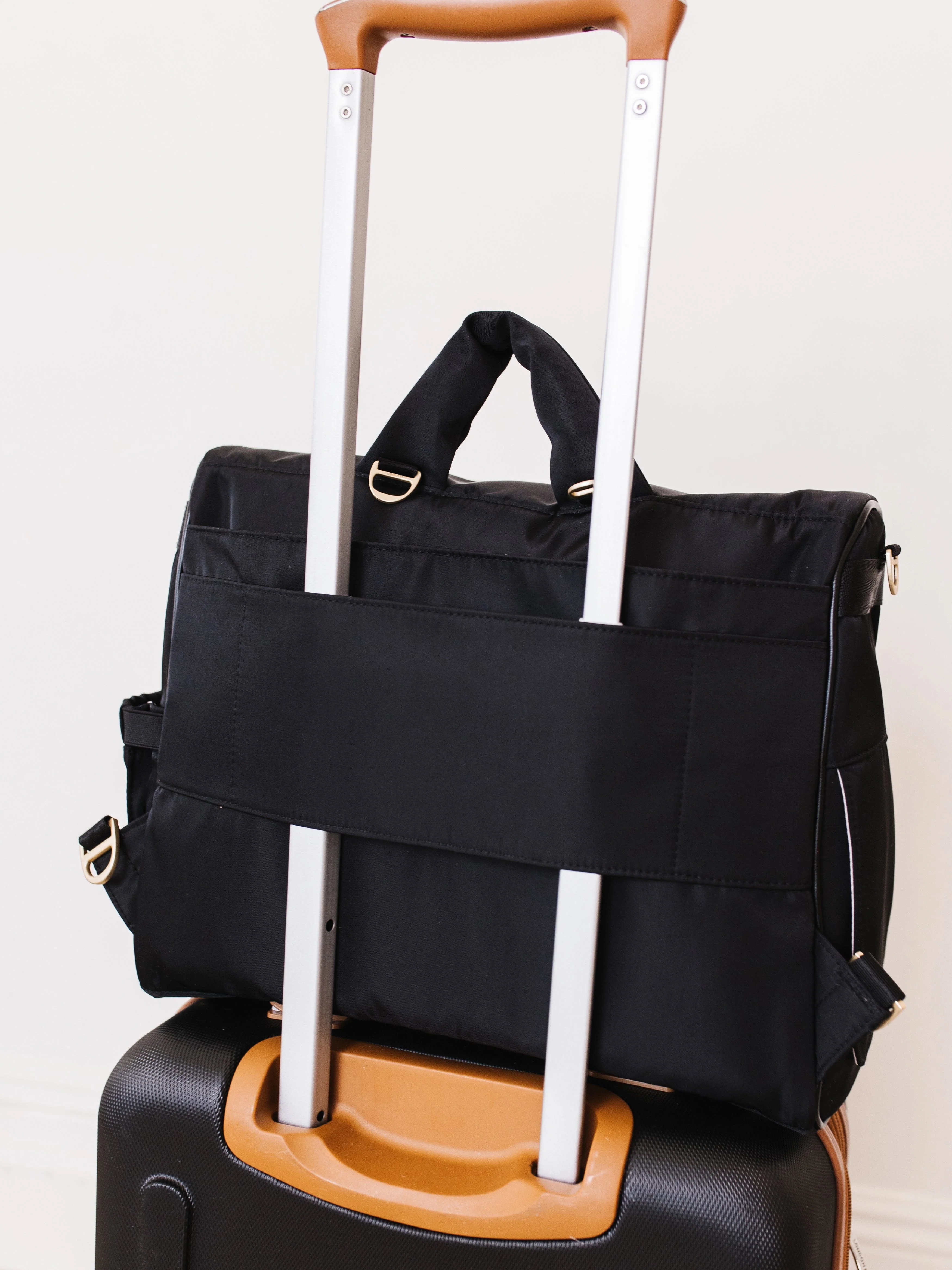 Satchel Diaper Bag - Black - Image 12