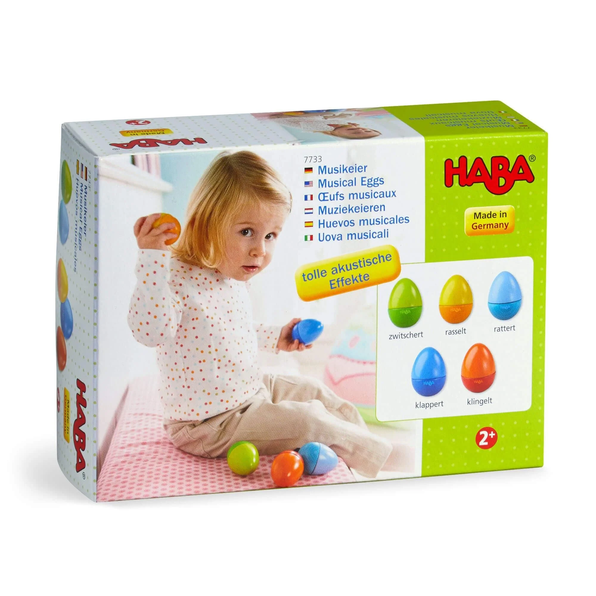 Set of 5 Wooden Musical Eggs - Image 6