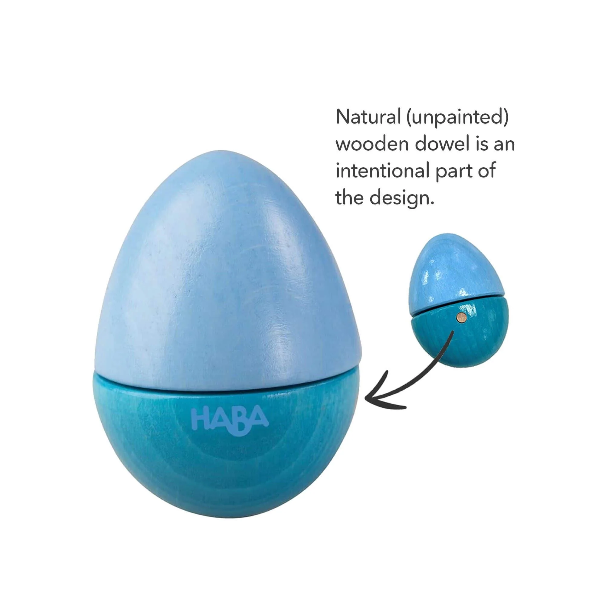 Set of 5 Wooden Musical Eggs - Image 7