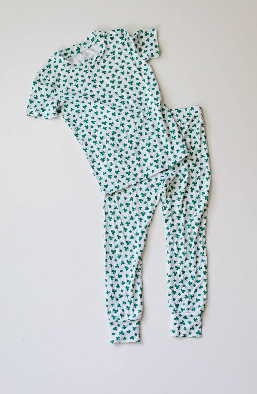 Bamboo Short Sleeve Pajama Set - Shamrock - Image 7