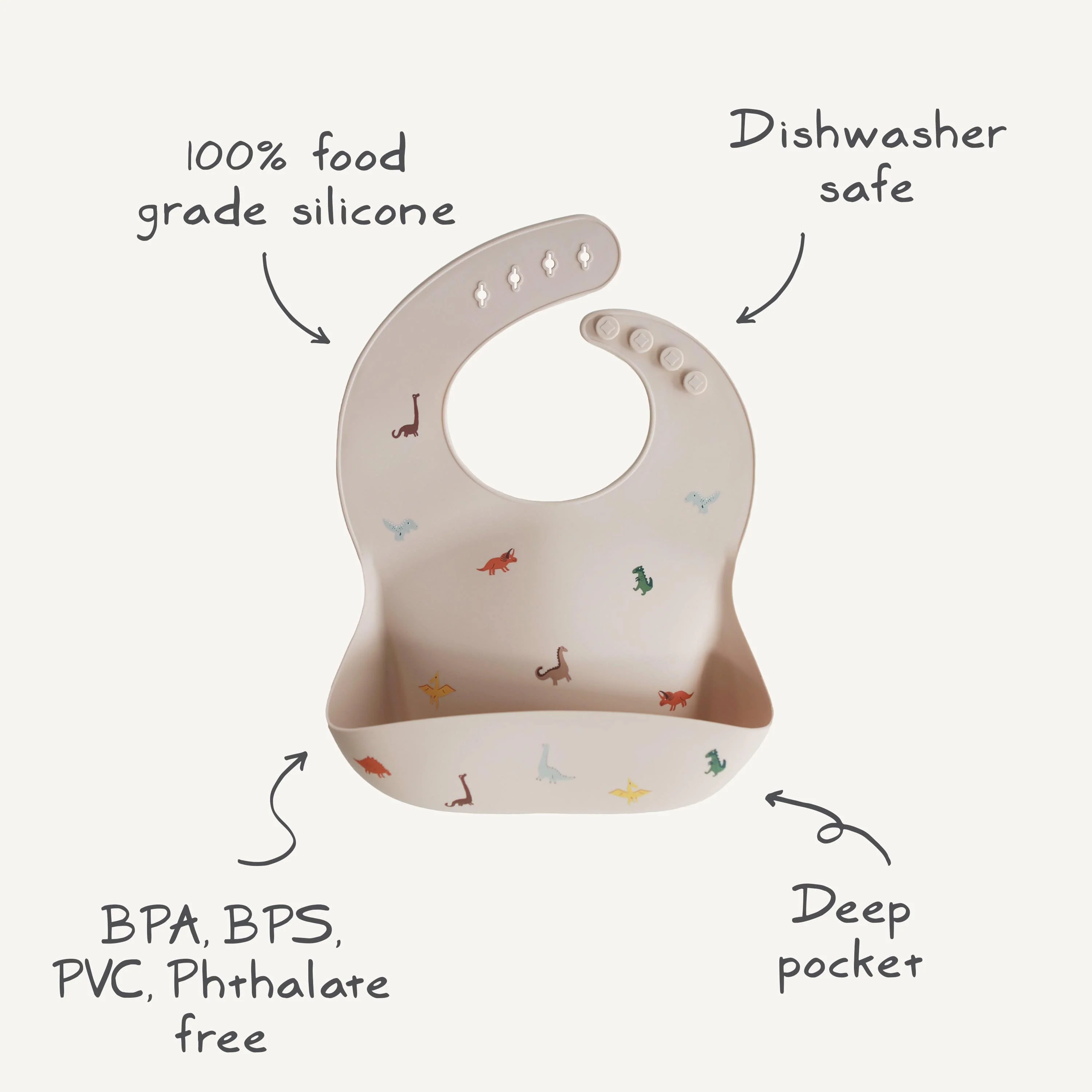 Silicone Baby Bib - Image 2