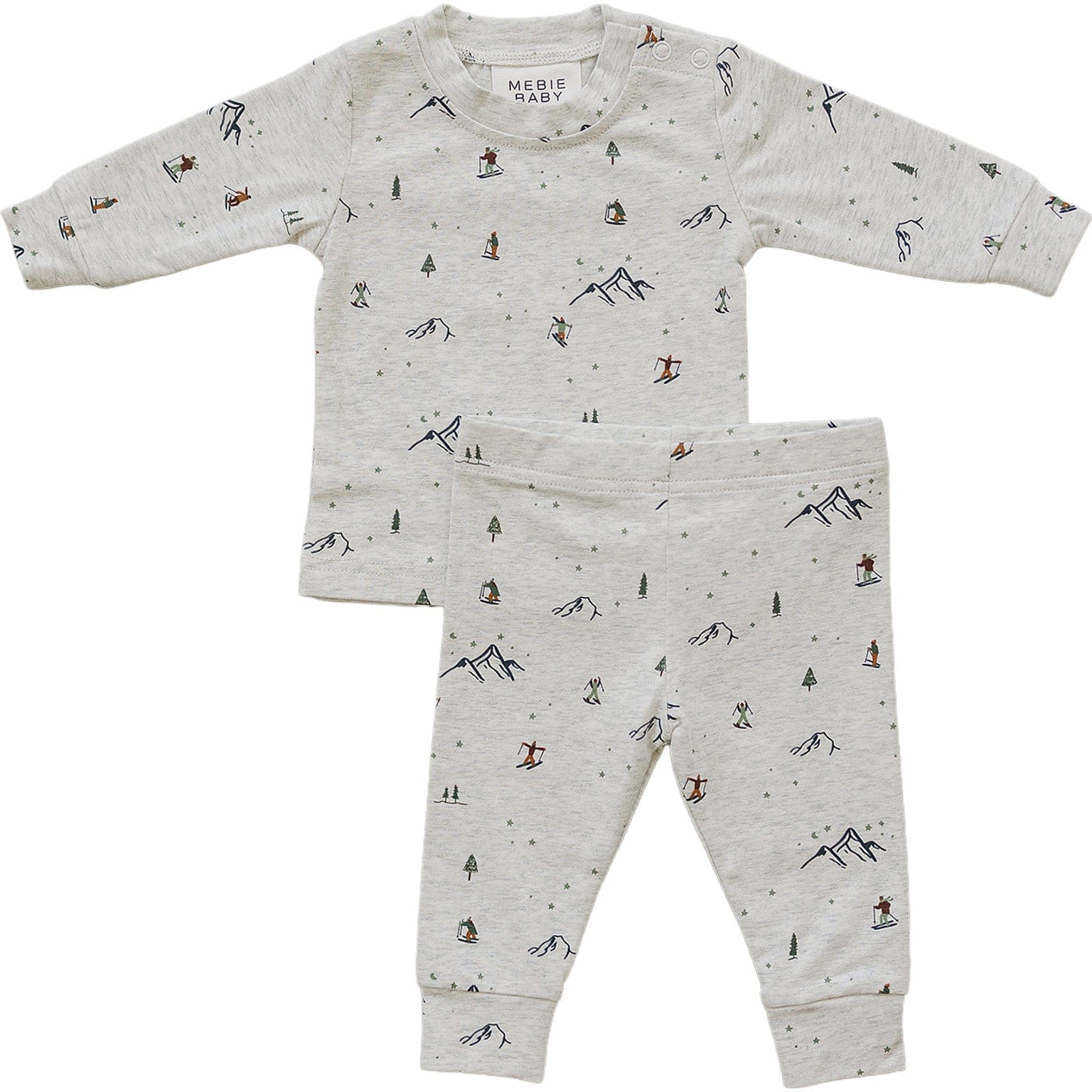 Ski Print Cozy Set