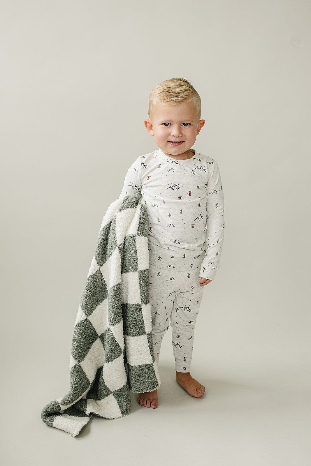 Ski Print Cozy Set - Image 3