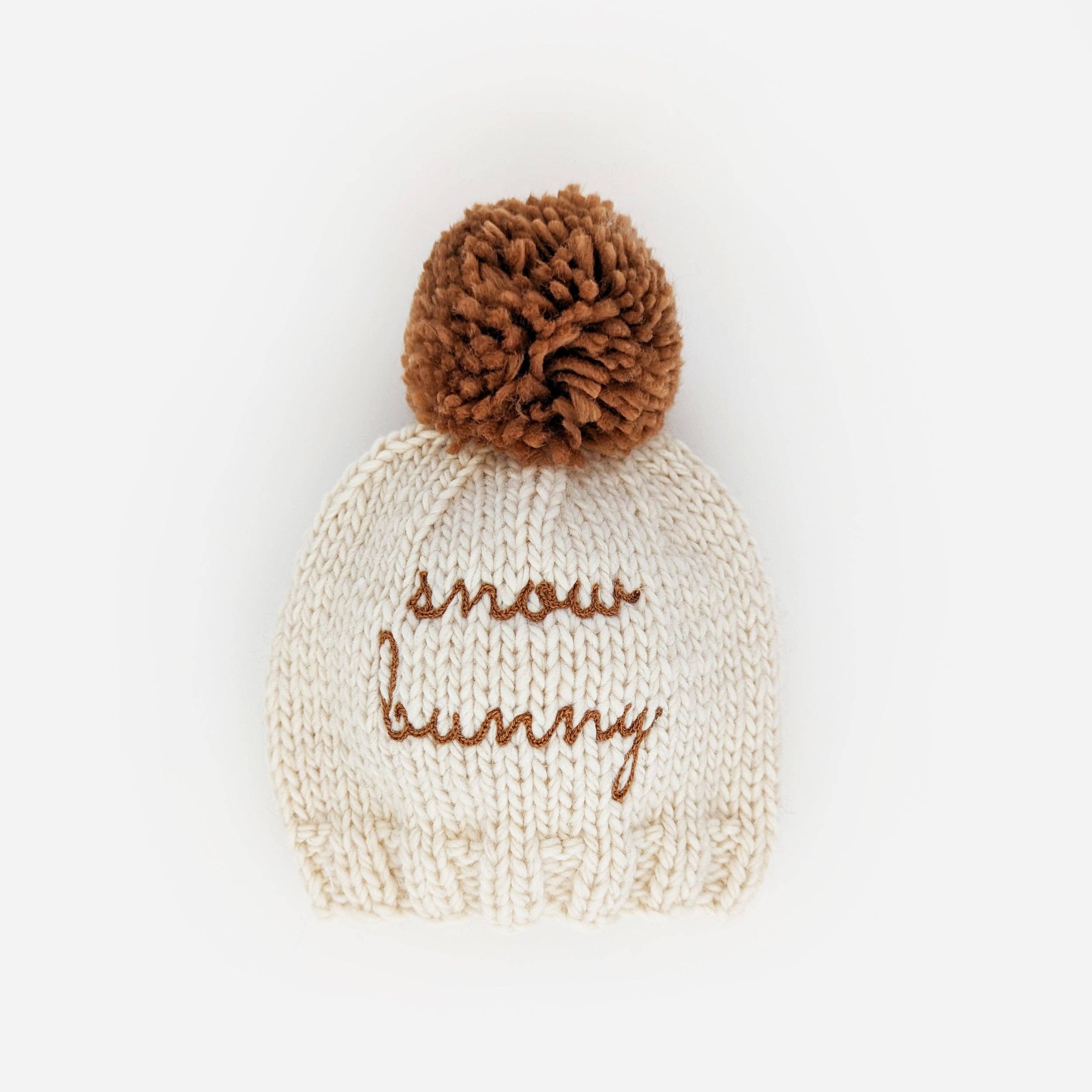 Snow Bunny Pecan Beanie Hat - Image 4