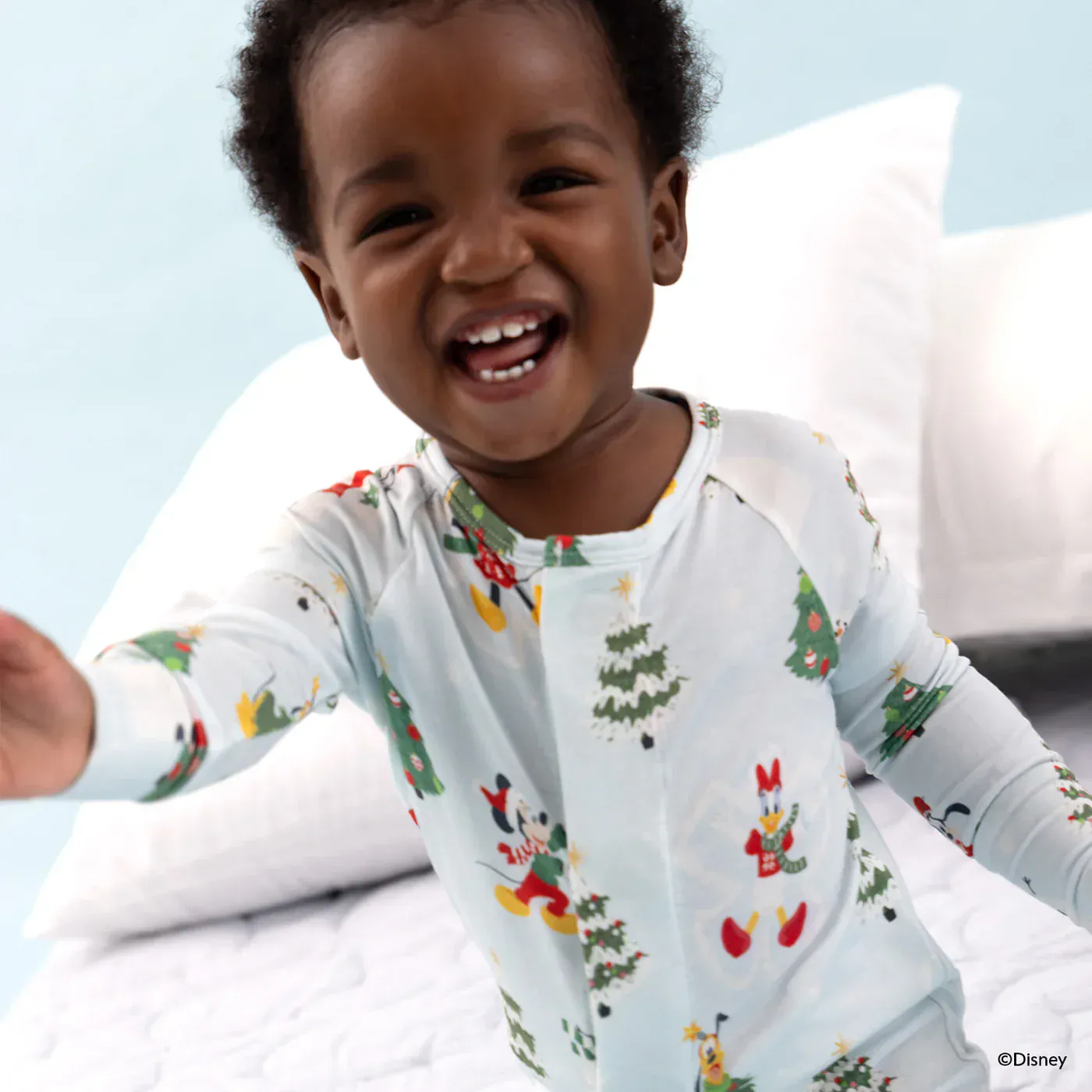 Magnetic Convertible Footie Romper - Disney Snow Excited - Image 2