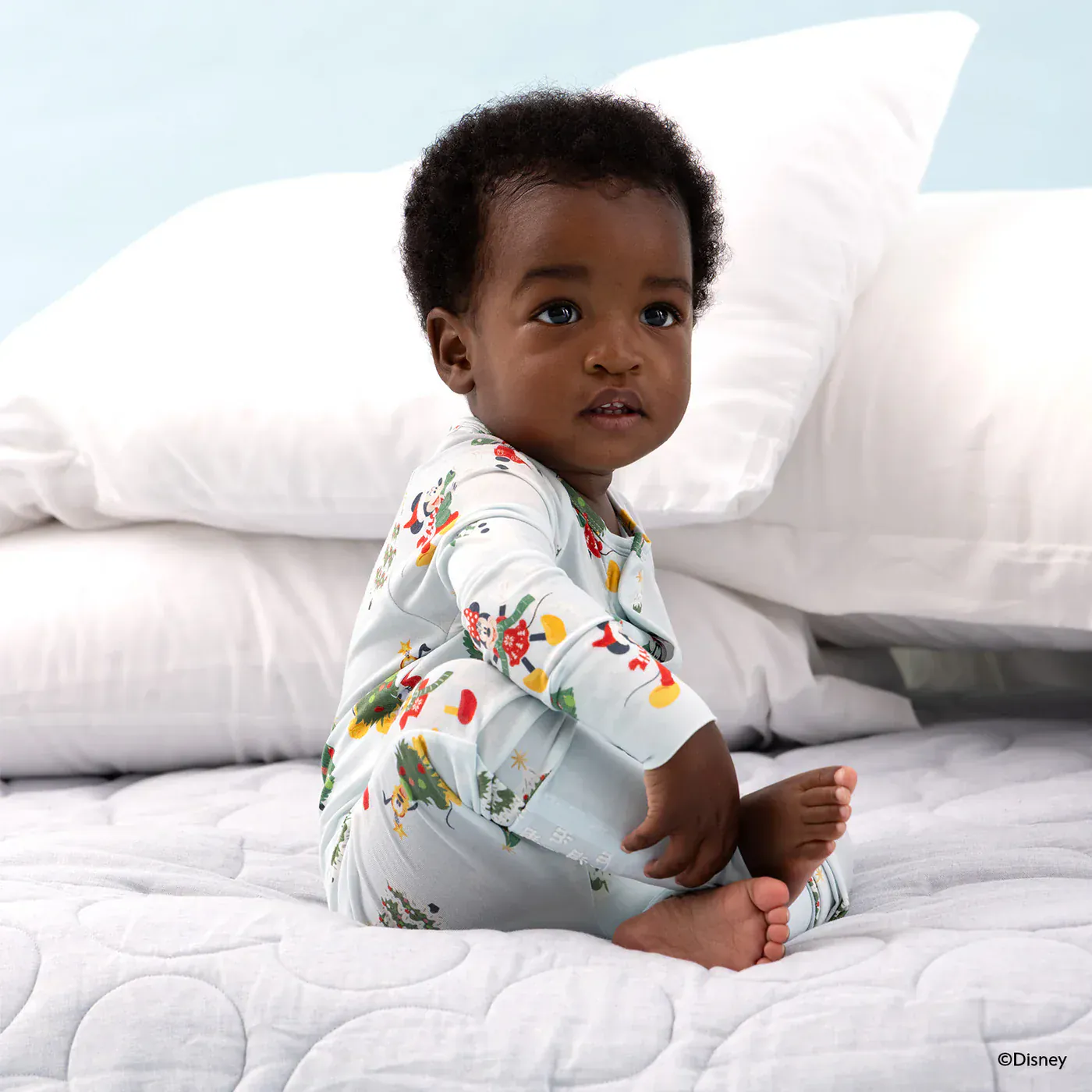 Magnetic Convertible Footie Romper - Disney Snow Excited - Image 3
